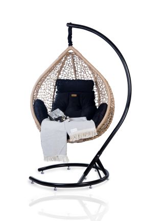 Nimaxes Hängesessel XXL Diamond set beige