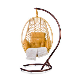 Nimaxes XXL Hängeschaukel Comfort Set Gold